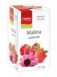 Apotheke Malina a jahoda porcovaný čaj