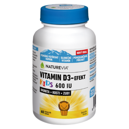 VITAMÍN D3-EFEKT KIDS 60 cucavých tablet